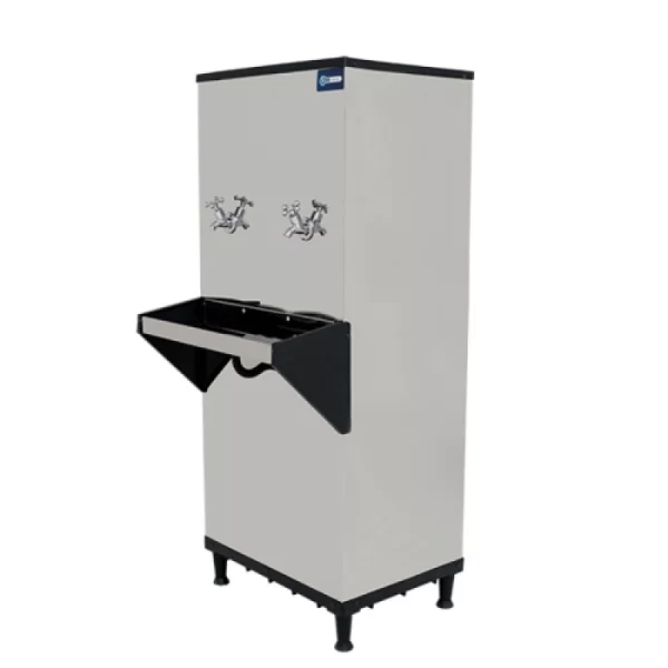 Bebedouro industrial de coluna 50 litros 2 torneiras